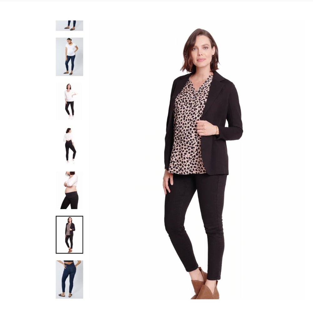 Maternity Jeans - CROSSOVER PANEL - INGRID & ISABEL MATERNITY SKINNY